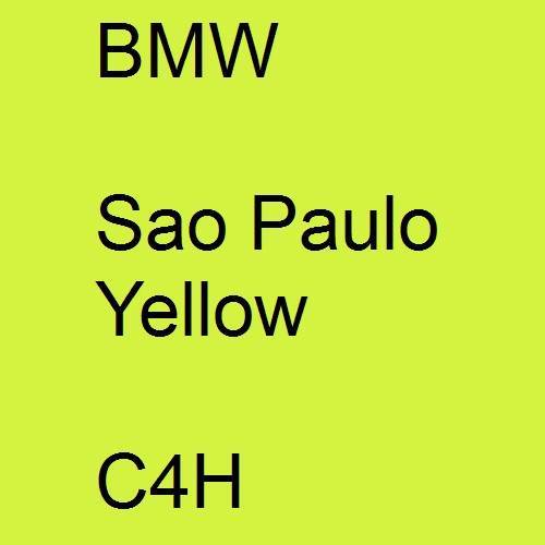 BMW, Sao Paulo Yellow, C4H.